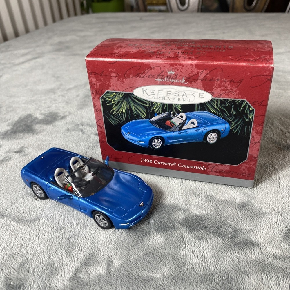 Hallmark‎ Keepsake Ornament Christmas 1998 Corvette Convertible L1 🎄🎅
